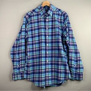 Vineyard Vines Multicolor Plaid Button Down Slim Fit Whale Shirt. Men’s Medium.